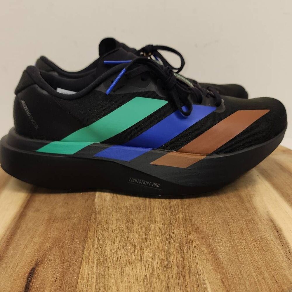 Adidas x Pharrell Adizero Evo SL 'Black' KI3392 Men's Size 5.5